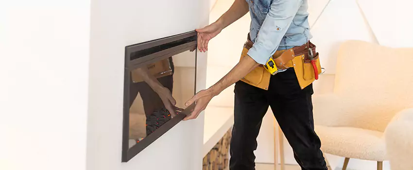 Metal Fireplace Installation in Maryland City, Maryland