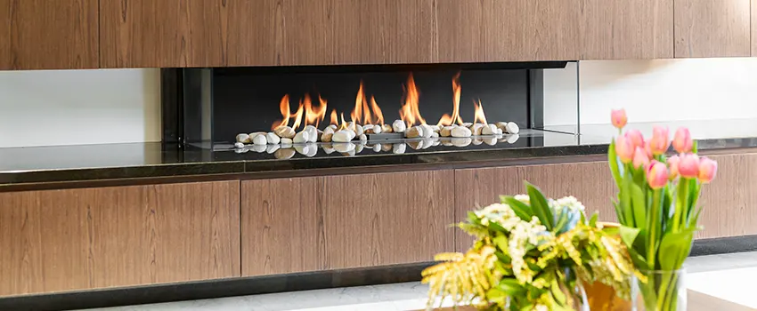 Double-height Fireplace Design Refurbishment in Maryland City, Maryland